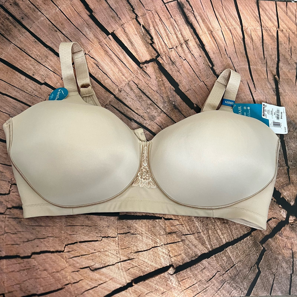 Vanity Fair 42DDD Beige Wire Free Bra